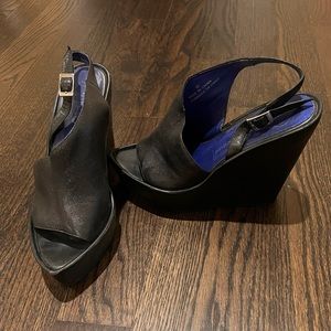 Jeffrey Campbell Leather Wedges